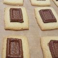 やぼきち's cooksnap of when they made 板チョコ 石畳クッキー.