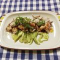 ﾁｲﾁｬﾝﾏﾏ's cooksnap of when they made ダイエット♪なすの豚梅わさびソース.
