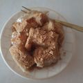Kayadehutt's cooksnap of when they made 10分で出来る片栗粉で作るミルク餅♪.