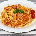 悠愛らぶ☆'s cooksnap of when they made 簡単絶品！生トマトパスタ☆.