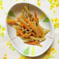チェックのミニくま's cooksnap of when they made ◆いつものきんぴらごぼうに柚子胡椒◆.