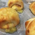 くーまんかい's cooksnap of when they made HBで簡単♡チーズたっぷりハムチーズパン.