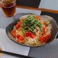ユーキやん's cooksnap of when they made 【冷製】トマトとツナのイタリアンそうめん.