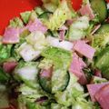 achiebon's cooksnap of when they made キャベツとハムのシーザーサラダ風.