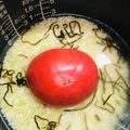 くいしんぼう★'s cooksnap of when they made 調理時間1分！アレンジ自在♪トマトごはん.