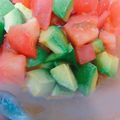 tekkokko☆'s cooksnap of when they made アボカドとトマトのさっぱりわさびサラダ.