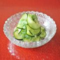 gingamom's cooksnap of when they made 簡単★ズッキーニのおろしキュウリ和え✿.