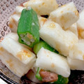 ドドレミ♪'s cooksnap of when they made 長いもとおくらのおかか梅和え.