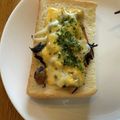 COM☆COM♪'s cooksnap of when they made リメイク☆ひじきトースト♪.