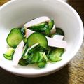 ごはん好きパンも好き's cooksnap of when they made きゅうりとハムの酢の物✿.