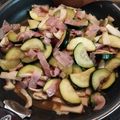 みこひろママ's cooksnap of when they made ズッキーニとエリンギのベーコン炒め.