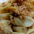 りゅう坊ちゃん's cooksnap of when they made 豚ひき肉とキャベツの炒め物.