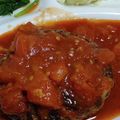 クックDTN9OL☆'s cooksnap of when they made ふわふわ♬トマトソースの煮込みハンバーグ.