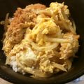 ベティ３'s cooksnap of when they made 牡蠣フライの玉子とじ丼.