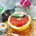 ☆なあなクック☆'s cooksnap of when they made グレープフルーツ　ブランデー添え.
