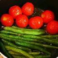 ととろ＆めい's cooksnap of when they made 作り置き、インゲンとトマトのオイル煮☆.
