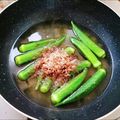 hanemakoo's cooksnap of when they made オクラの白だし煮びたし風.