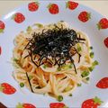 hanemakoo's cooksnap of when they made しらすのレモンバター醤油パスタ　ランチに.