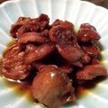 bigflowers's cooksnap of when they made 生姜をきかせて☆【鶏の肝の甘辛煮】.