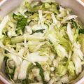 shamah's cooksnap of when they made 大葉とキャベツの塩ごま油サラダ.