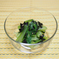 バカリャウ's cooksnap of when they made 簡単！小松菜とのりのわさび和え.