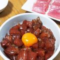 Ｋazu's cooksnap of when they made まぐろユッケ丼.