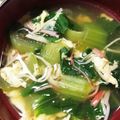 アココ☆'s cooksnap of when they made ★チンゲン菜とカニカマの簡単スープ★.