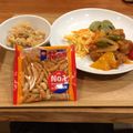とだけんすけ's cooksnap of when they made 柿ピーごはん　 柿の種で炊き込みご飯　.