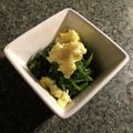 栗丸うさぎ's cooksnap of when they made 新芯菜（なばな）と炒り卵のお浸し.