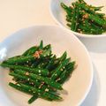コエマクぶーちゃん's cooksnap of when they made お弁当に冷凍自然解凍いんげん胡麻和え.