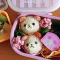 chisanaまま's cooksnap of when they made くまさん弁当★簡単キャラ弁.