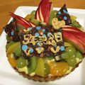 ぬーまいと0523's cooksnap of when they made トースターで一口フルーツタルト☆.