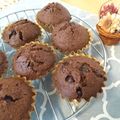 ぺこら９９'s cooksnap of when they made ココアとチョコチップのマフィン♪.