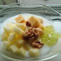 にゃんがす's cooksnap of when they made フルーツとナッツのヨーグルトサラダ.