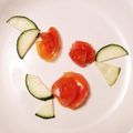SakuranboX's cooksnap of when they made キャラ弁にぷちとまとのバラ（飾り切り）.