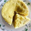 マルんちの丸顔's cooksnap of when they made ☆節約 レンジでおからだけチーズケーキ.