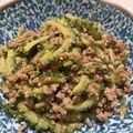 ゆみらんたん's cooksnap of when they made ゴーヤとひき肉の味噌炒め.
