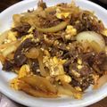 ＊Loco＊'s cooksnap of when they made 卵と牛コマのオイスター炒め.