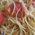 やよい03's cooksnap of when they made 大人気！トマトとチーズの簡単パスタ♪.