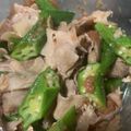 クックG4O1GR☆'s cooksnap of when they made 豚しゃぶの梅おくら和え.