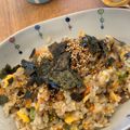 emico420's cooksnap of when they made 簡単♪キャベツ椎茸の牛豚合挽肉チャーハン.
