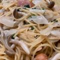 ひろ0817's cooksnap of when they made ☆ワンポット和風クリームパスタ☆.
