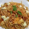 ニャロぷに's cooksnap of when they made シーフード*トマトソースパスタ.