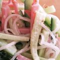 Iris77☆彡☆彡's cooksnap of when they made きゅうり・ハム・春雨のマヨサラダ.
