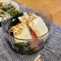 ひろと＾＿＾ママ's cooksnap of when they made 胡麻ドレッシング ワカメと豆腐のサラダ.