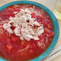 sanapii's cooksnap of when they made トマト缶で冷やしそうめん！.