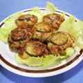 ＠迷子＠'s cooksnap of when they made ジューシー茄子のひとくち照り焼きバーグ.