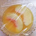 ちゃーりーWKY's cooksnap of when they made 桃の変色を防ぐ方法.