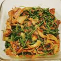 yokoyoko76's cooksnap of when they made ダイエット!サバの水煮缶と豆苗と舞茸炒め.