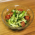 Asato★'s cooksnap of when they made おくらときゅうりとミニトマトのサラダ.
